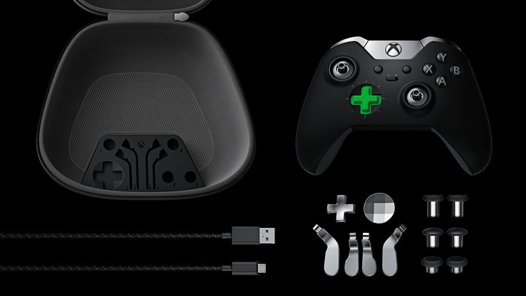 Xbox Elite Wireless Controller accessories and case