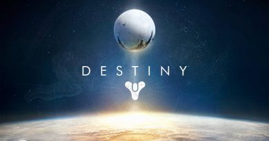 A mysterious orb hovers in space above a rim-lit earth, the words Destiny and the Desting logo superimposed over the image